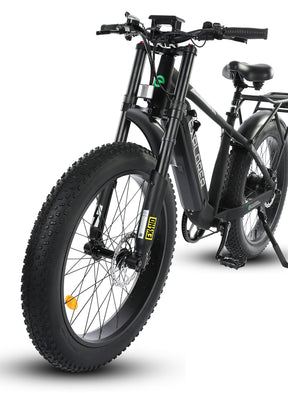 Explorer 26 inches 48V Fat Tire Electric Bike with Rear Rack - 16