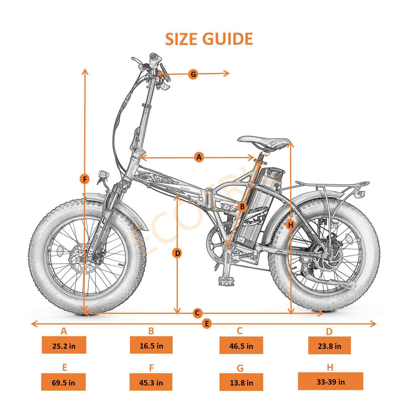 48V Fat Tire Portable and Folding Electric Bike with color LCD display-senior - 2