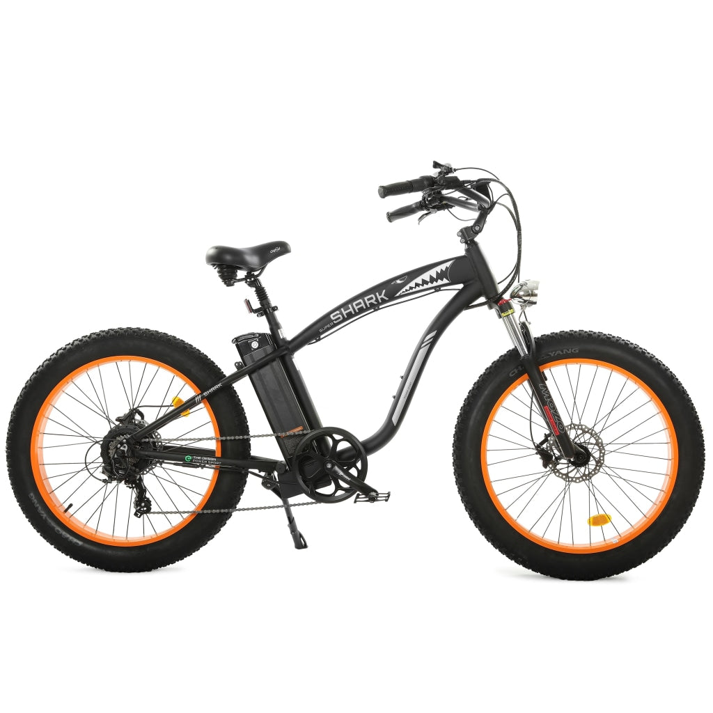 Ul Certified-Ecotric Hammer Electric Fat Tire Beach Snow Bike - Orange For Canada Ul-E-Bike