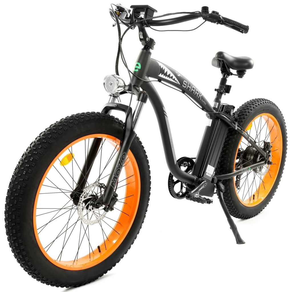 Ul Certified-Ecotric Hammer Electric Fat Tire Beach Snow Bike - Orange For Canada Ul-E-Bike