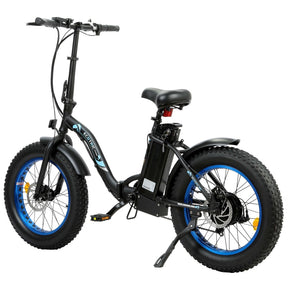 UL Certified-20inch black Portable and folding fat bike model Dolphin - 4