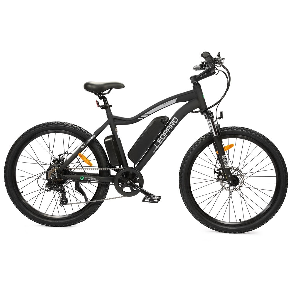 UL Certified-Leopard Electric Mountain Bike - Matt Black - 6