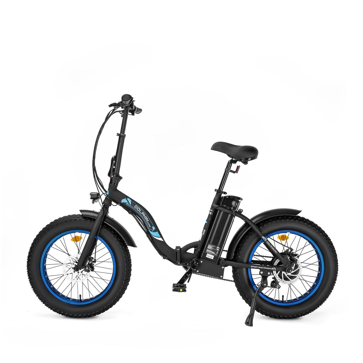 Ecotric Portable and folding fat bike model Dolphin-senior