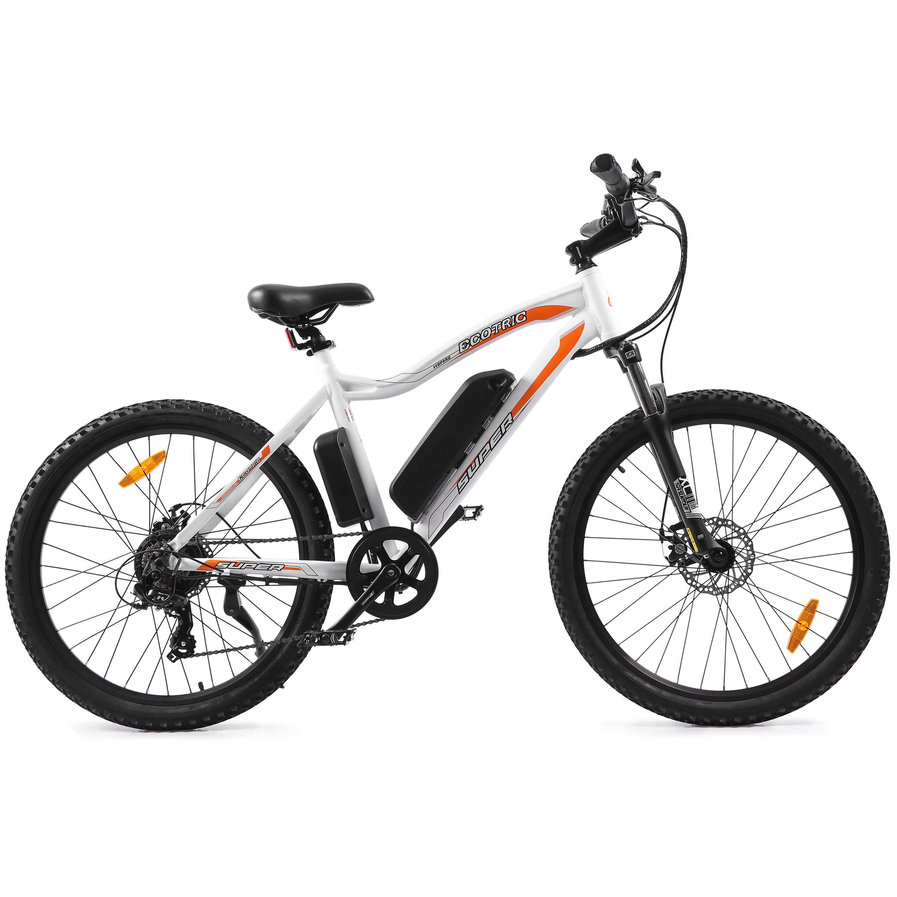 UL Certified-Leopard Electric Mountain Bike - White - 2